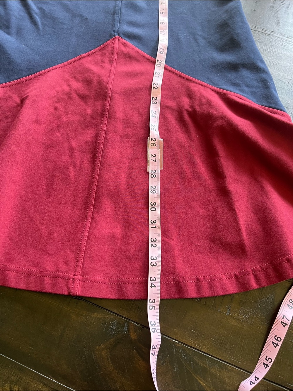 Tory Burch Willa color-block A-line Trapeze dress featuring white shoulders XS - Picture 7 of 7